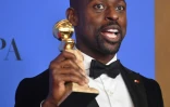 Sterling K. Brown, dimanche 7 janvier, avec le Golden Globe du meilleur acteur d'une série dramatique pour son rôle dans "This is us".