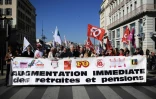 Manifestation de retraités à Marseille pour défendre leur pouvoir d'achat et interpeller les candidats à la présidentielle, le 30 mars 2017  