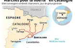"Marches pour la Liberté" en Catalogne
