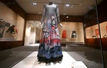 Une création de Hanae Mori exposée à New York, le 6 juin 2022