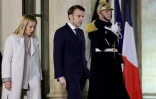 La Première ministre italienne Giorgia Meloni et le président français Emmanuel Macron le 17 février 2025 à Paris