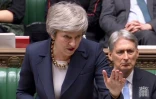Theresa May au Parlement le 4 décembre 2018 à Londres