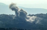 De la fumée s'élève du site d'une frappe israélienne qui a visé le village de Khiam, dans le sud du Liban, le 2 novembre 2024