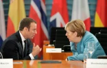 La chancelière allemande Angela Merkel et le président français Emmanuel Macron à Berlin, le 29 juin 2017
