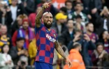 Le joueur du FC Barcelone Arturo Vidal le 21 décembre 2019, lors d'un match de la Liga espagnole FC Barcelone - Deportivo Alaves à Barcelone le 21 décembre 2019