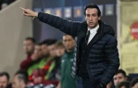 L'entraîneur de Villareal Unai Emery, lors de la demi-finale retour de la Ligue des Champions à domicile face à Liverpool, le 3 mai 2022 