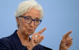 La présidente de la BCE Christine Lagarde lors d'une conférence de presse à Berlin, 10 septembre 2026