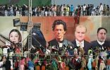 Des militants du parti Pakistan Tehreek-e-Insaf (PTI), de l'ancien Premier ministre du pays, Imran Khan, participent à un rassemblement public dans la banlieue d'Islamabad, le 8 septembre 2024