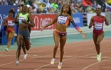 Gabrielle Thomas sacrée sur 200 m au meeting labellisé Ligue de diamant à Doha, le 13 mai 2022 