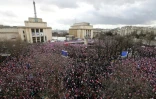 Manifestation pro-Fillon place du Trocadéro à Paris, le 5 mars 2017
