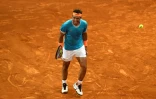L'Espagnol Rafael Nadal éliminé en demi-finales du Masters 1000 de Madrid par le Grec Stefanos Tsitsipas le 11 mai 2019