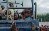 Des familles qui ont fui les combats dans l'est de la République du Congo arrivent au camp de Gihanda, au Burundi, le 17 février 2025
