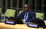 L'ancien président sénégalais Macky Sall lors d'une audition au siège de l'ONU pour le poste de secrétaire général, le 22 avril 2026 à New York