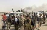 Des combattants séparatistes yéménites photographiés après avoir repris le contrôle d'Aden, dans le sud du Yémen, le 29 août 2019