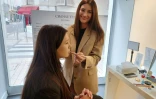 La maquilleuse ukrainienne Aliona Antonova à Cannes le 22 mai 2022