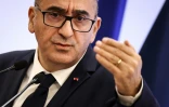 Le ministre de l'Intérieur Laurent Nuñez lors d'une conférence de presse, le 29 octobre 2026 à Paris
