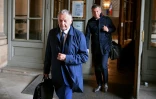 Le président lyonnais Jean-Michel Aulas au sortir du Conseil d'Etat où se tenait le procès contre la LFP, le 4 juin 2020