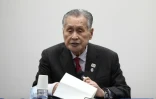 Le président du comité d'organisation de Jeux de Tokyo, Yoshiro Mori, annonce que les JO débuteront le 23 juillet 2021, lors d'une conférence de presse à Tokyo le 30 mars 2020