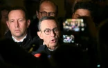Le ministre de l'Intérieur Bruno Retailleau le 22 février 2025 à Mulhouse