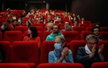 Des spectateurs au cinéma le 21 juin 2020 à Paris
