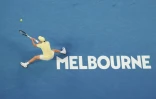 L'Italien Jannik Sinner contre l'Allemand Alexander Zverev lors de la finale de l'Open d'Australie, à Melbourne, le 26 janvier 2025