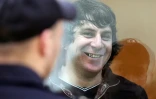 Temirlan Eskerkhanov, l'un cinq Tchétchènes reconnus coupables du meurtre en février 2015 de l'opposant russe Boris Nemtsov, le 13 juillet 2017 à Moscou