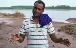 L'agriculteur Surjan Lal lors d'une interview avec l'AFP dans le village de Toor, dans l'Etat du Pendjab, le 11 septembre 2025 en Inde