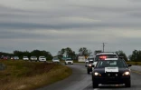 La police fédérale mexicaine sur la route 101, entre Matamoros, à la frontières americano-mexicaine, et Ciudad Victoria, le 17 décembre 2015