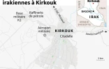 Avancée des troupes irakiennes à Kirkouk