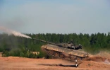 Un tank russe T-80 à Sertolovo, près de Saint-Petersbourg, le 14 mai 2016