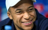 Le capitaine de l'équipe de France Kylian Mbappé en conférence de presse à la veille du match France-Autriche le 16 juin 2024 à Dusseldorf