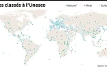 Les sites classés à l'Unesco