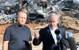 Le Premier ministre israélien Benjamin Netanyahu s'exprime lors d'une visite de l’Institut Weizmann des sciences de Rehovot, dans le centre du pays, touché par une frappe iranienne, le 20 juin 2025