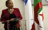 La ministre française de la Justice Christiane Taubira le 21 décembre 2015 à Alger