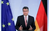 Le ministre allemand des Affaires étrangères Sigmar Gabriel, lors d'une conférence de presse à berlin le 20 juillet 2017