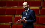 Stanislas Guerini, patron des marcheurs lors d'un débat à l'Assemblée nationale, le 21 mars 2020
