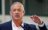 Benny Gantz, principal concurrent de Benjamin Netanyahu aux élections législatives israéliennes, le 6 avril 2019 à Rosh Haayin (Israël)
