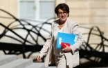 La ministre française de l'Agriculture, Annie Genevard, arrive au palais de l'Elysée, à Paris, le 26 mai 2026