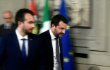 L'ex-ministre de l'Intérieur et président de la Ligue du Nord, Matteo Salvini, le 28 août 2019 à Rome