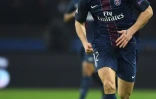 Le défenseur du PSG Thomas Meunier contrôle le ballon face à Ludogorets en Ligue des champions au Parc des Princes, le 6 décembre 2016