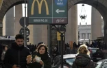 Un restaurant McDonald's à deux pas du Vatican, le 3 janvier 2017