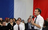 Emmanuel Macron à Evry-Courcouronnes (Essonne), le 4 février  2019