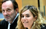 Les avocats de Cédric Jubillar, Alexandre Martin, à gauche, et Emmanuelle Franck, à droite, à la cour d'assises du Tarn, à Albi, le 6 octobre 2025