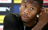Le défenseur autrichien David Alaba en conférence de presse d'avant match entre l'Autriche et la France le 9 juin 2022 à Vienne