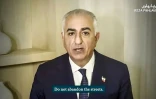 Capture d'écran, datée du 11 janvier 2026, d'un message vidéo non daté, diffusé sur les réseaux sociaux par Reza Pahlavi, fils du shah déchu d'Iran