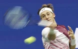 Casper Ruud lors de son match face à Matteo Berrettini à l'US Open à New York le 6 septembre 2022