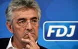 Le manager général de Groupama-FDJ, Marc Madiot, en conférence de presse à Düsseldorf, en Allemagne, le 28 juin 2017