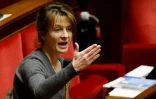 La députée LR Emilie Bonnivard à l'Assemblée nationale à Paris, le 14 février 2023