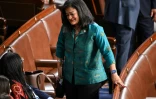 L'élue progressiste Pramila Jayapal au Capitole, le 3 janvier 2025 à Washington