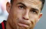 L'attaquant portugais de Manchester United Cristiano Ronaldo, sur le banc, lors de la rencontre de Premier League à Southampton le 27 août 2022